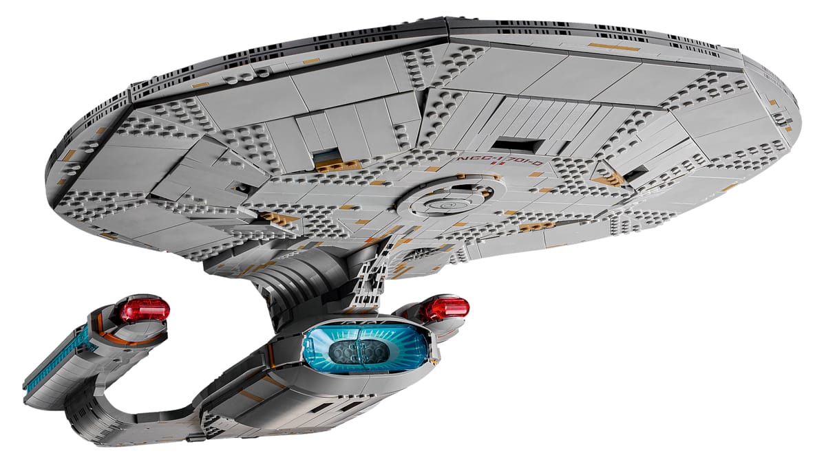 Official LEGO image of Star Trek U.S.S. Enterprise NCC-1701-D 10356