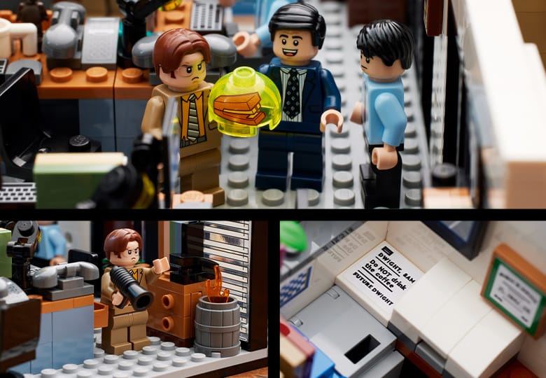 Official LEGO feature image of The Office 21336