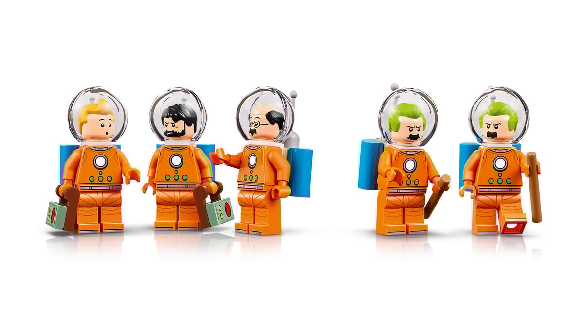 Official LEGO secondary image of Tintin Moon Rocket 21367
