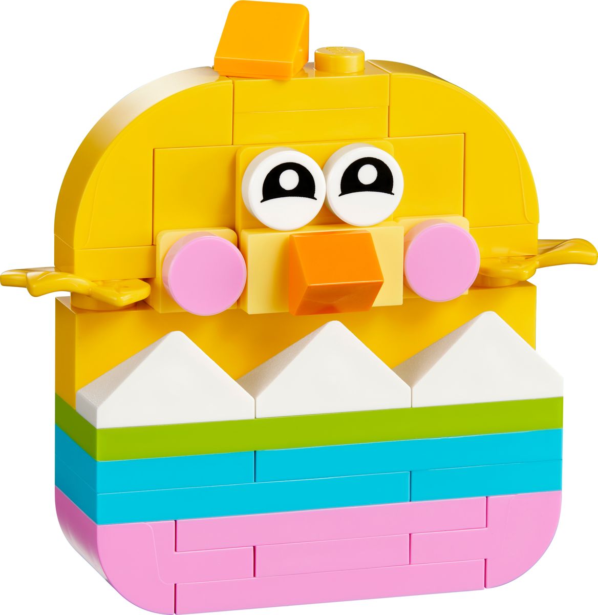 Official LEGO image of Easter Decorations 40890 display view
