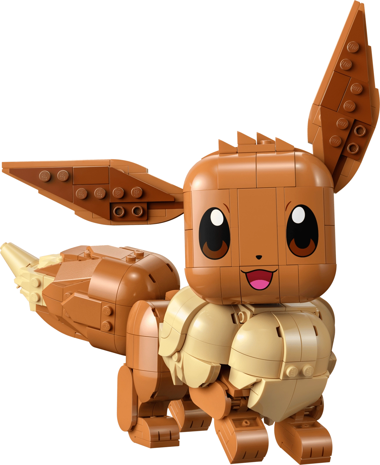 Official LEGO product render of LEGO Pokémon 72151 Eevee