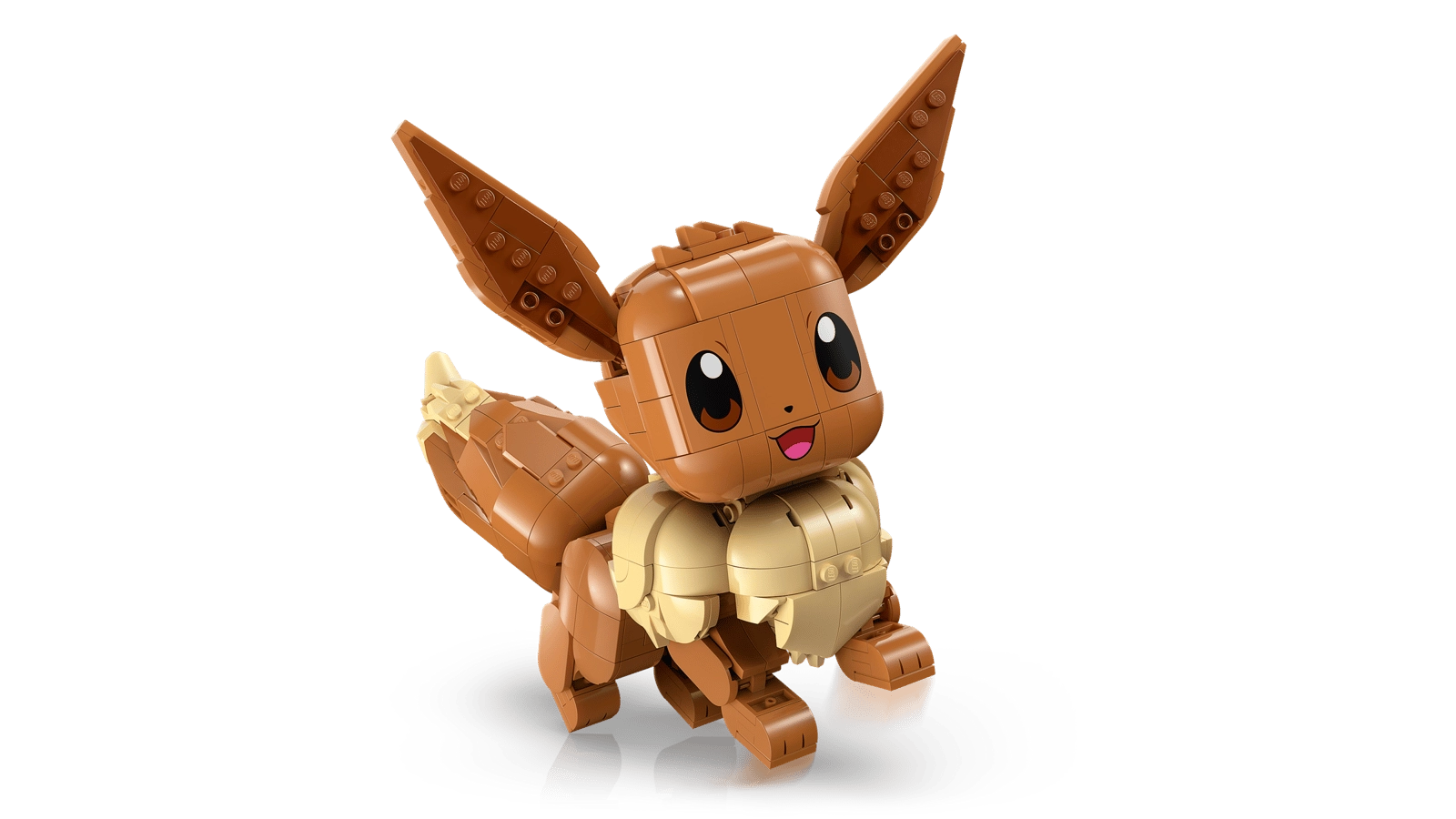 Official LEGO body detail render of LEGO Pokémon 72151 Eevee