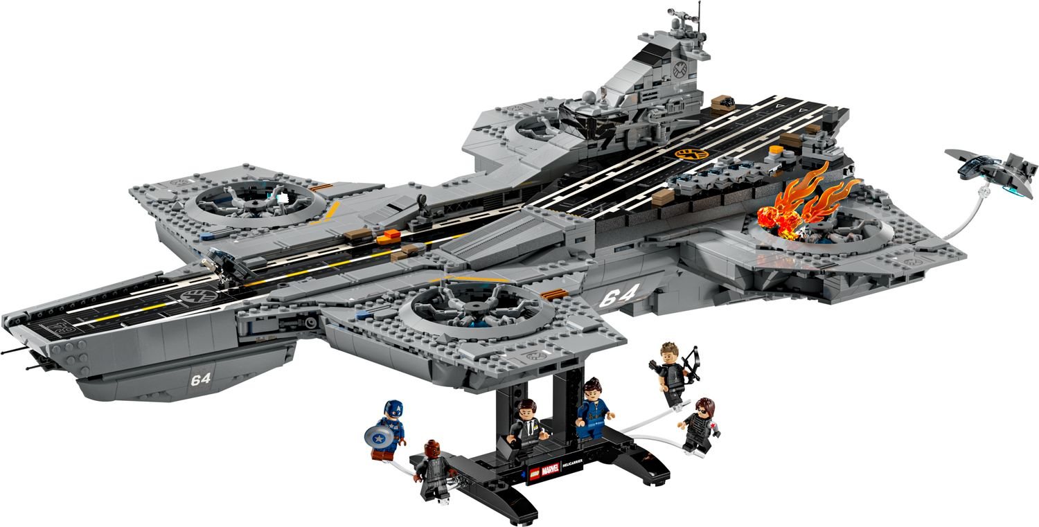 Official LEGO product image for LEGO Marvel 76354 S.H.I.E.L.D. Helicarrier
