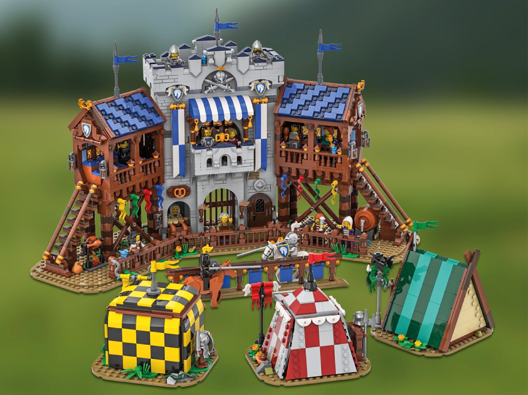 BrickLink Designer Program Series 10 The Joust Medieval Tournament by moccermommy