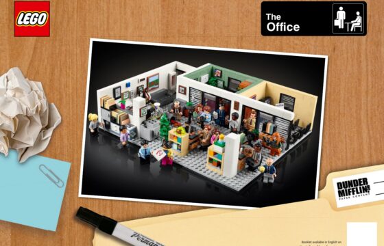 Instructions-derived cover visual for LEGO Ideas The Office 21336