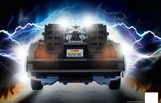 Instructions-derived cover visual for LEGO Icons Back to the Future Time Machine 10300