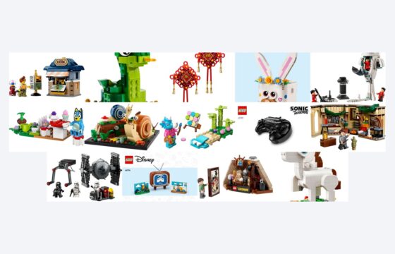 Marginless montage of all LEGO.com gift-with-purchase sets offered in 2025