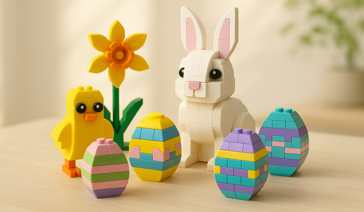 AI editorial preview image for LEGO Easter Decorations 40890 gift with purchase news