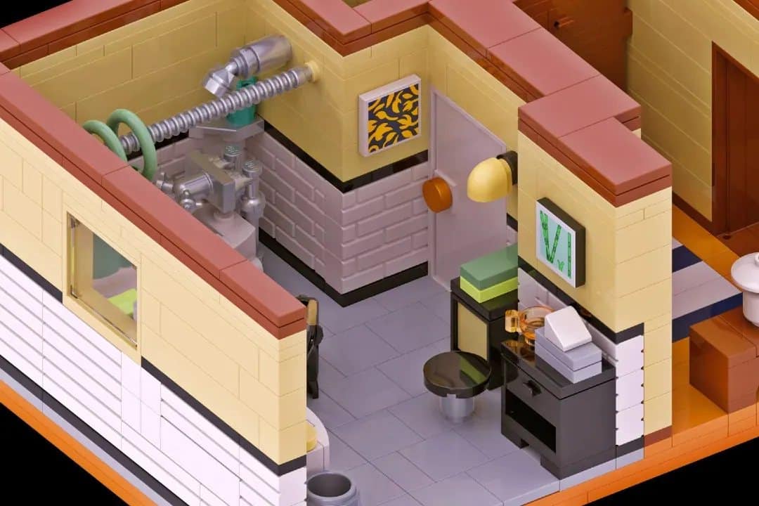 LEGO Ideas How I Met Your Mother project image with additional layout details