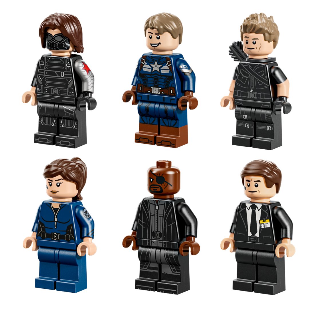 LEGO Marvel 76354 S.H.I.E.L.D. Helicarrier minifigures