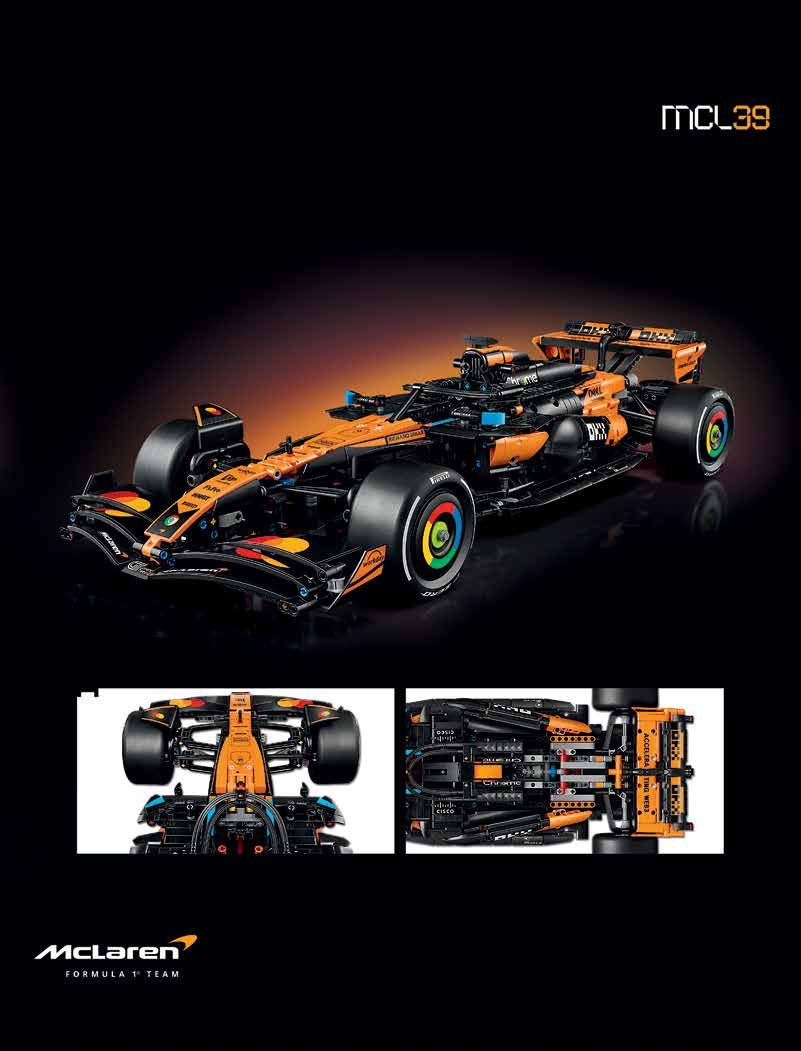 Official LEGO product visual of LEGO Technic 42228 McLaren MCL39 F1 Car