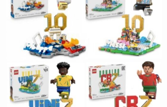 Instagram visual showing the rumored LEGO football diorama wave including Lionel Messi