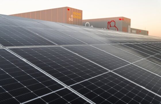 LEGO solar panels at Virginia factory