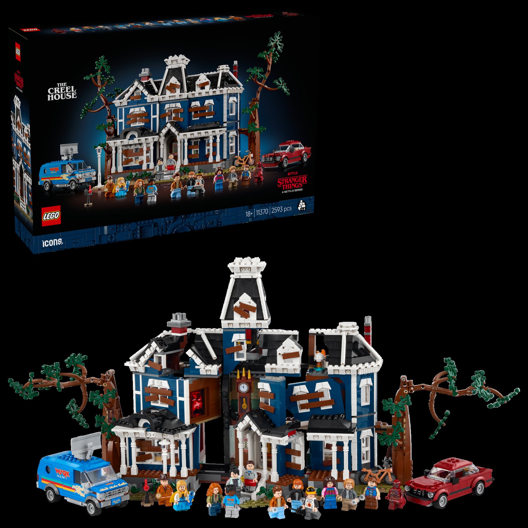 LEGO Icons 11370 Stranger Things The Creel House official box image