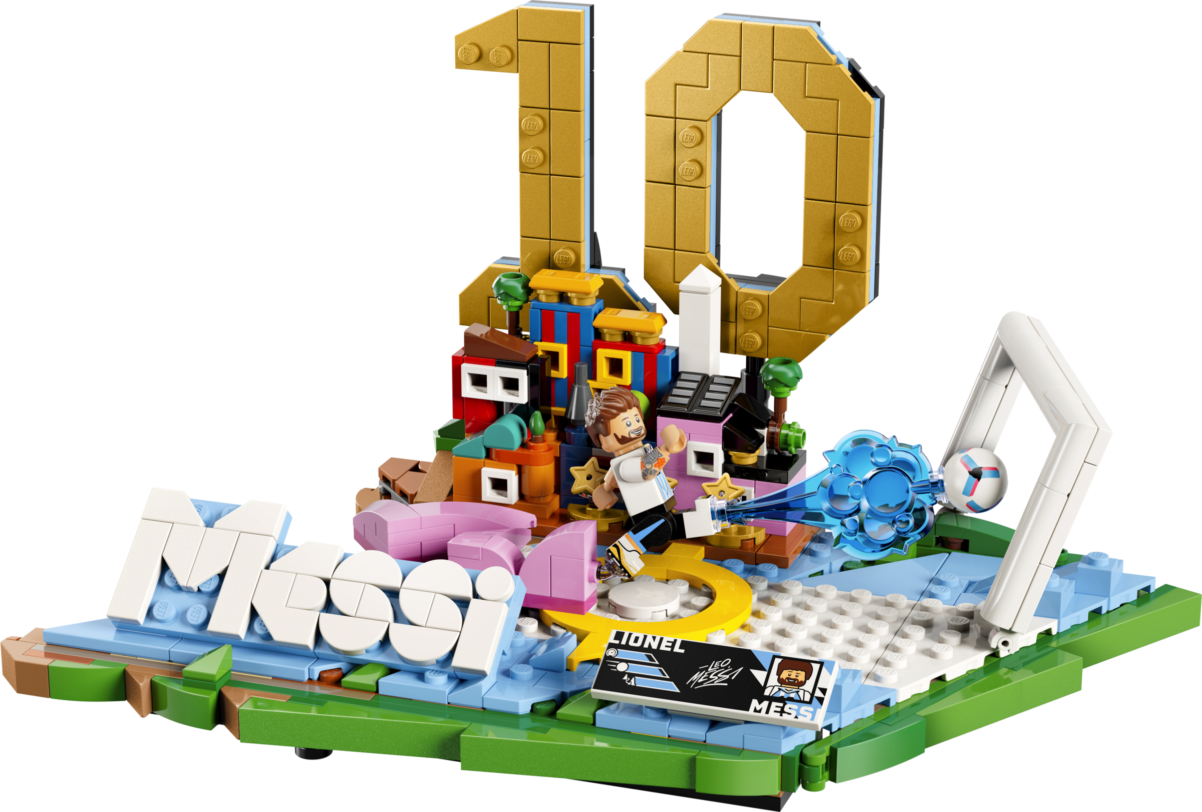 Official LEGO product image for Lionel Messi – Soccer Highlights set 43011