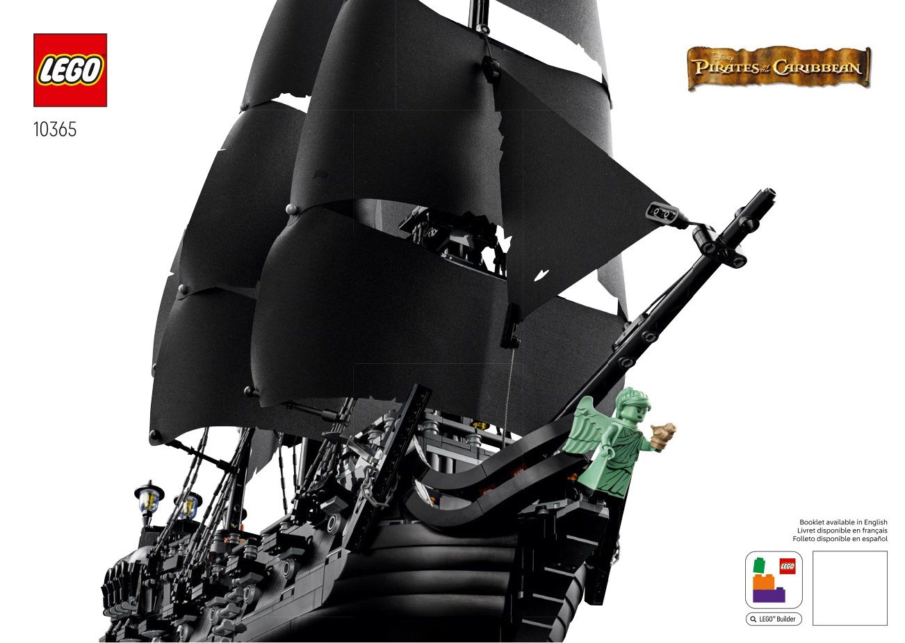 Official LEGO instruction cover image for LEGO Icons 10365 Captain Jack Sparrow’s Pirate Ship