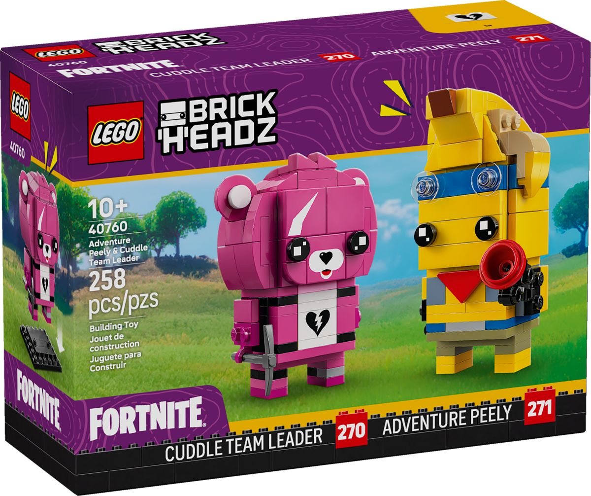Official LEGO box image of 40760 Adventure Peely and Cuddle Team Leader