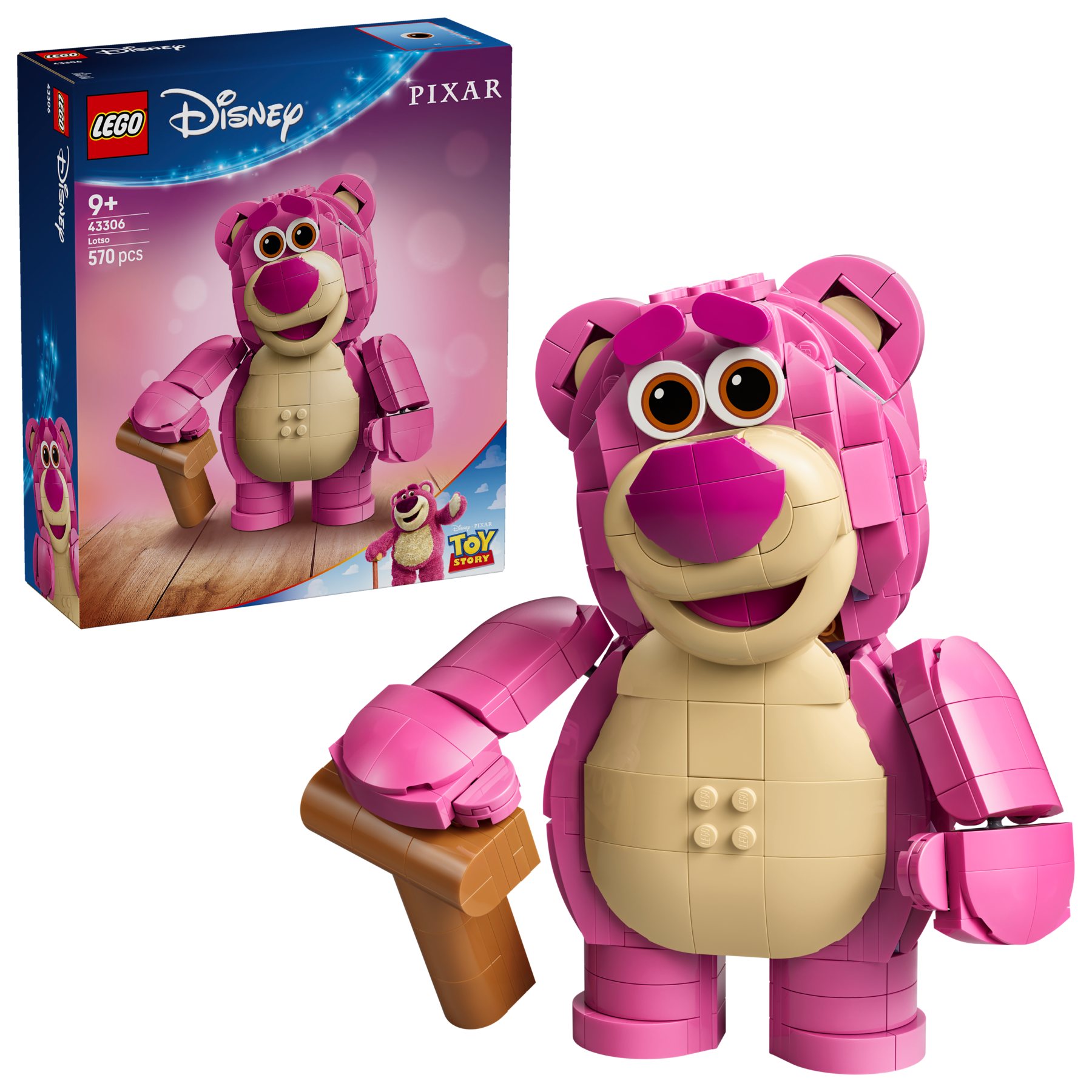 Official LEGO box image for 43306 Lotso