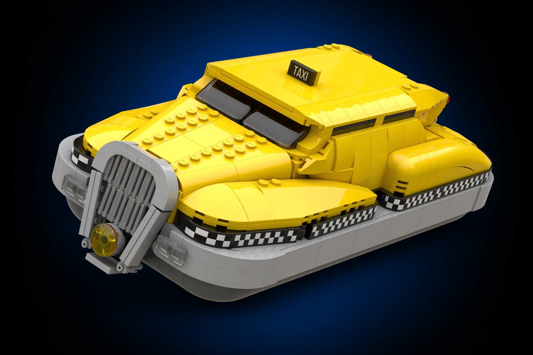 LEGO Ideas The 5th Element taxi project image showing another angle of the fan design