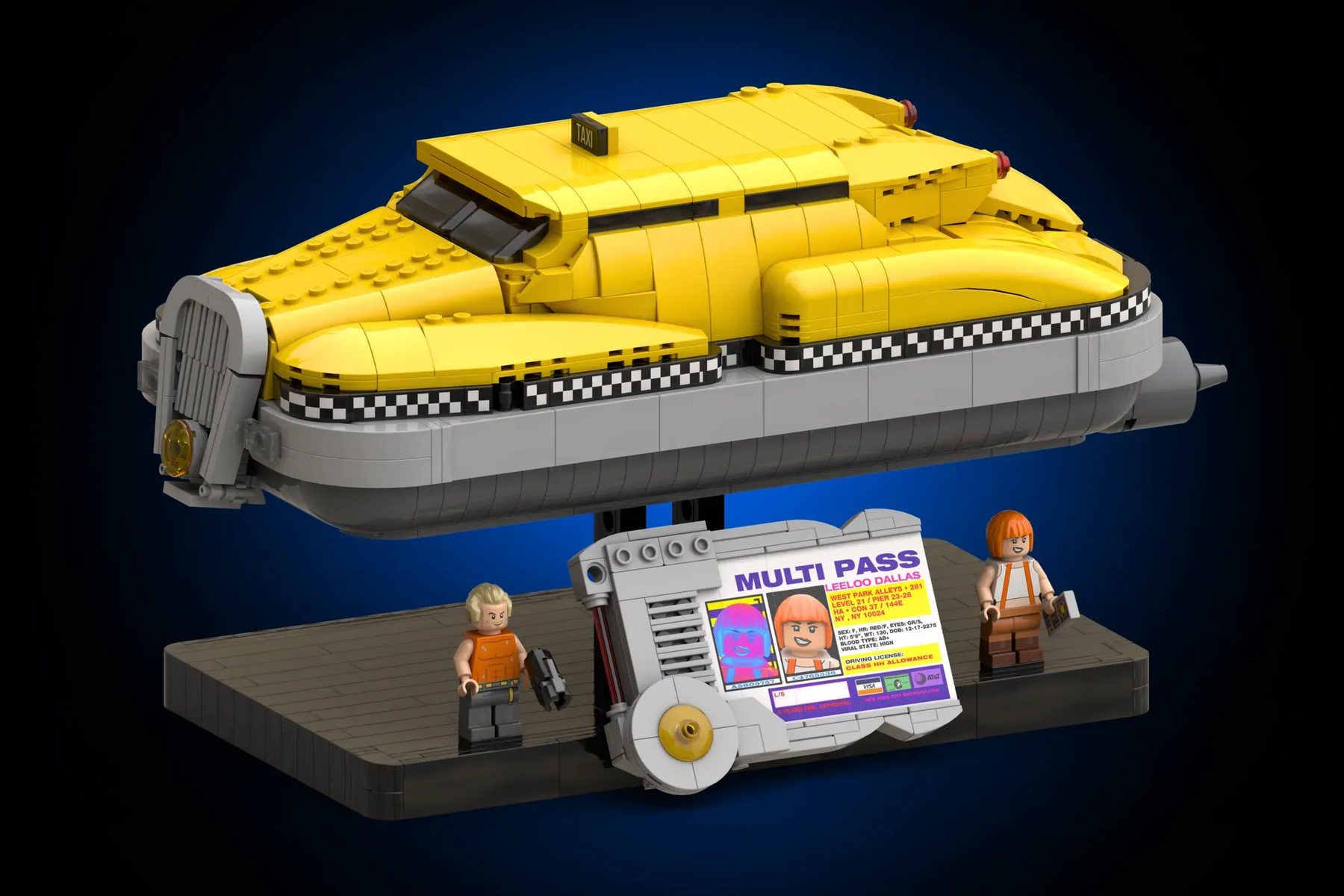 LEGO Ideas The 5th Element - Korben Dallas Taxi project main image
