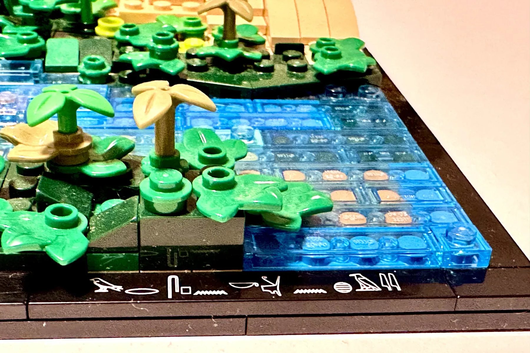 LEGO Ideas Diorama of the Great Sphinx of Giza project image showing another overall angle of the display