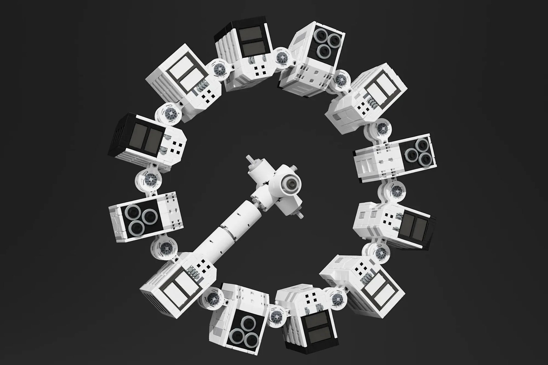 LEGO Ideas Interstellar project image showing additional details from the fan-designed spacecraft build