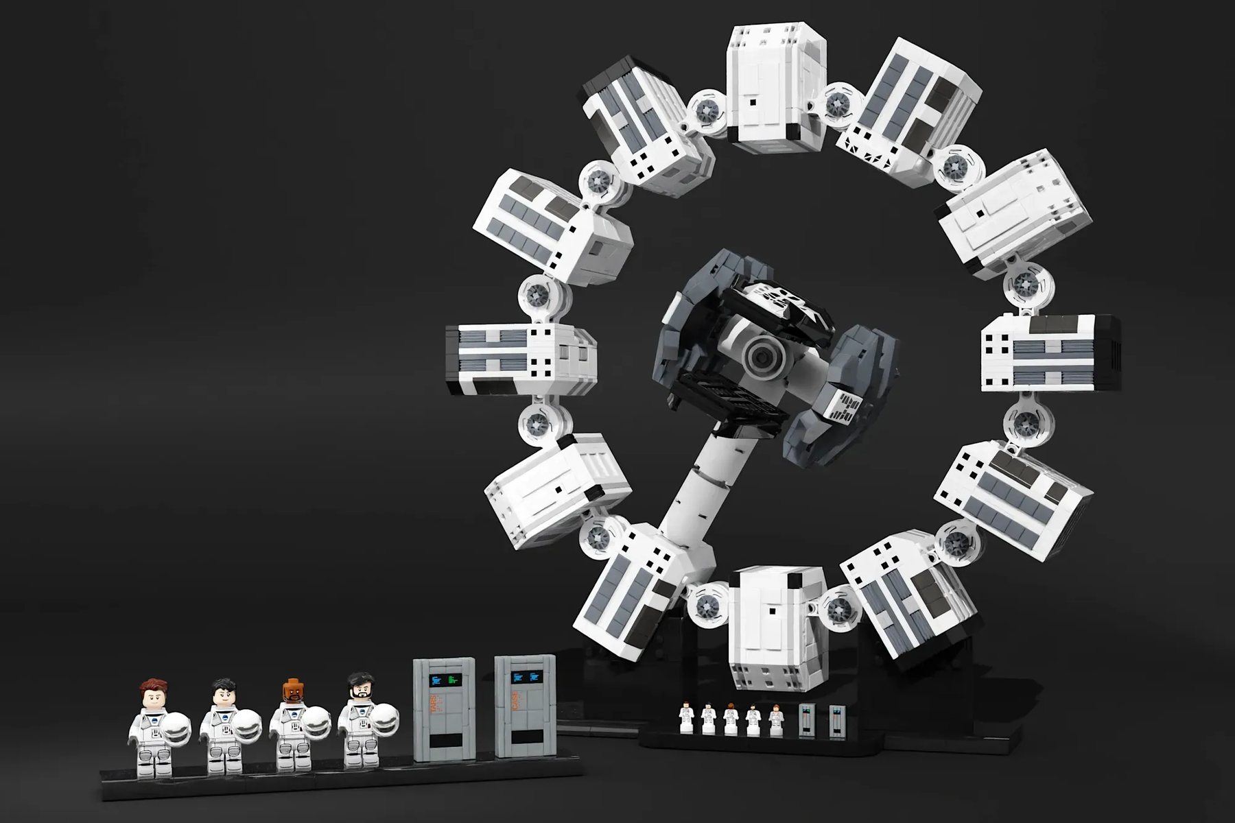 LEGO Ideas Interstellar project main image showing the Endurance spacecraft