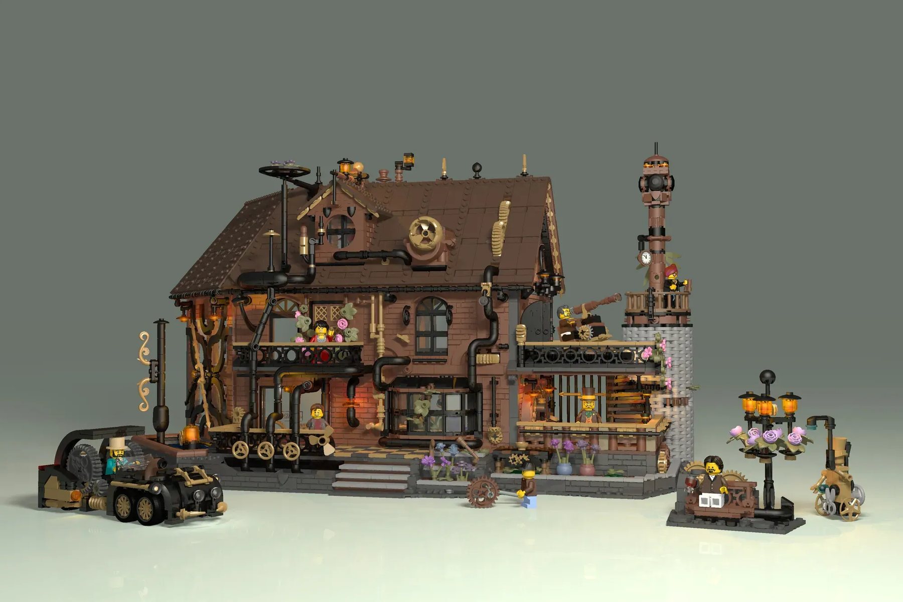 LEGO Ideas The Inventor's Mansion main project image