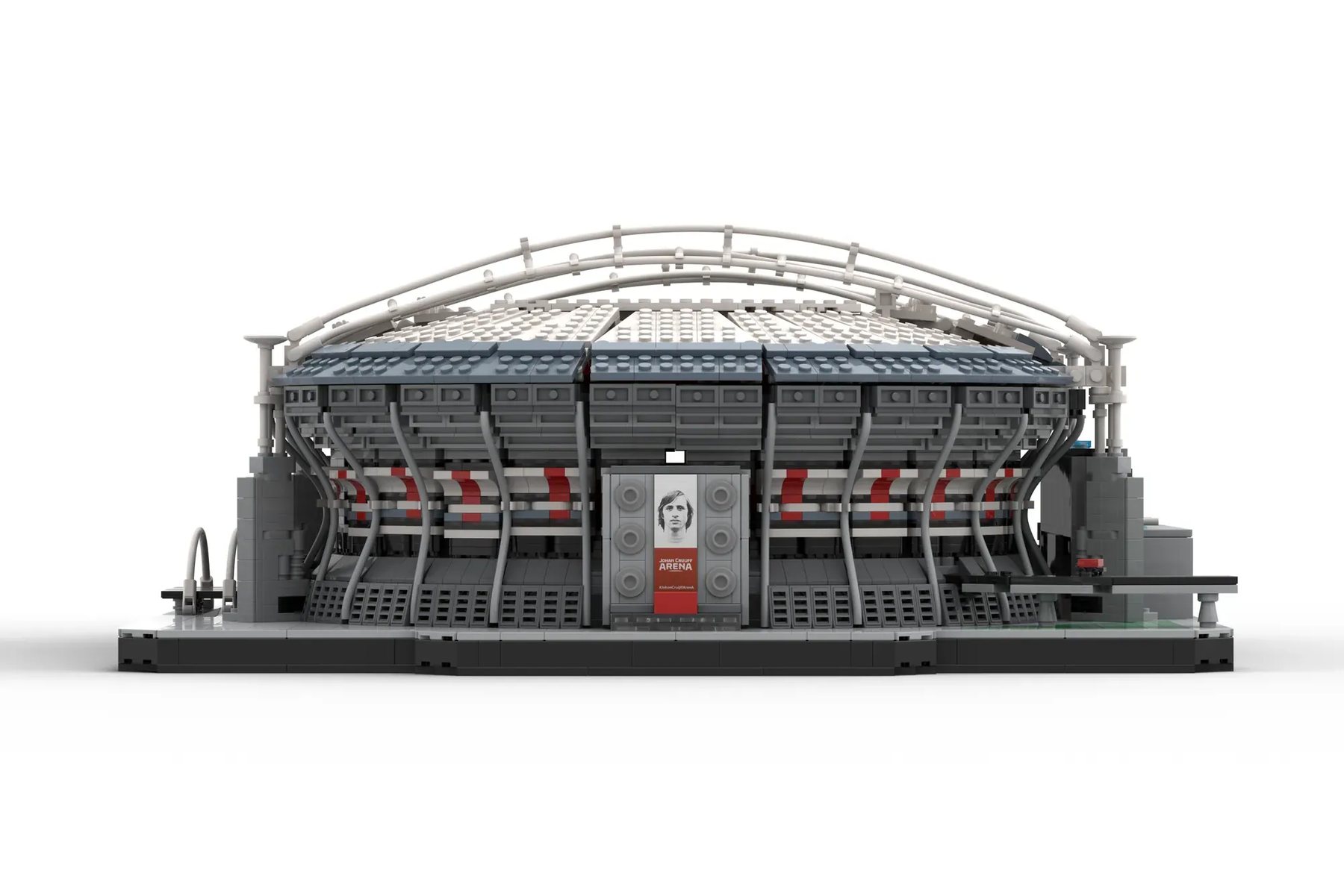 LEGO Ideas Johan Cruijff ArenA alternate project image showing the stadium from another angle