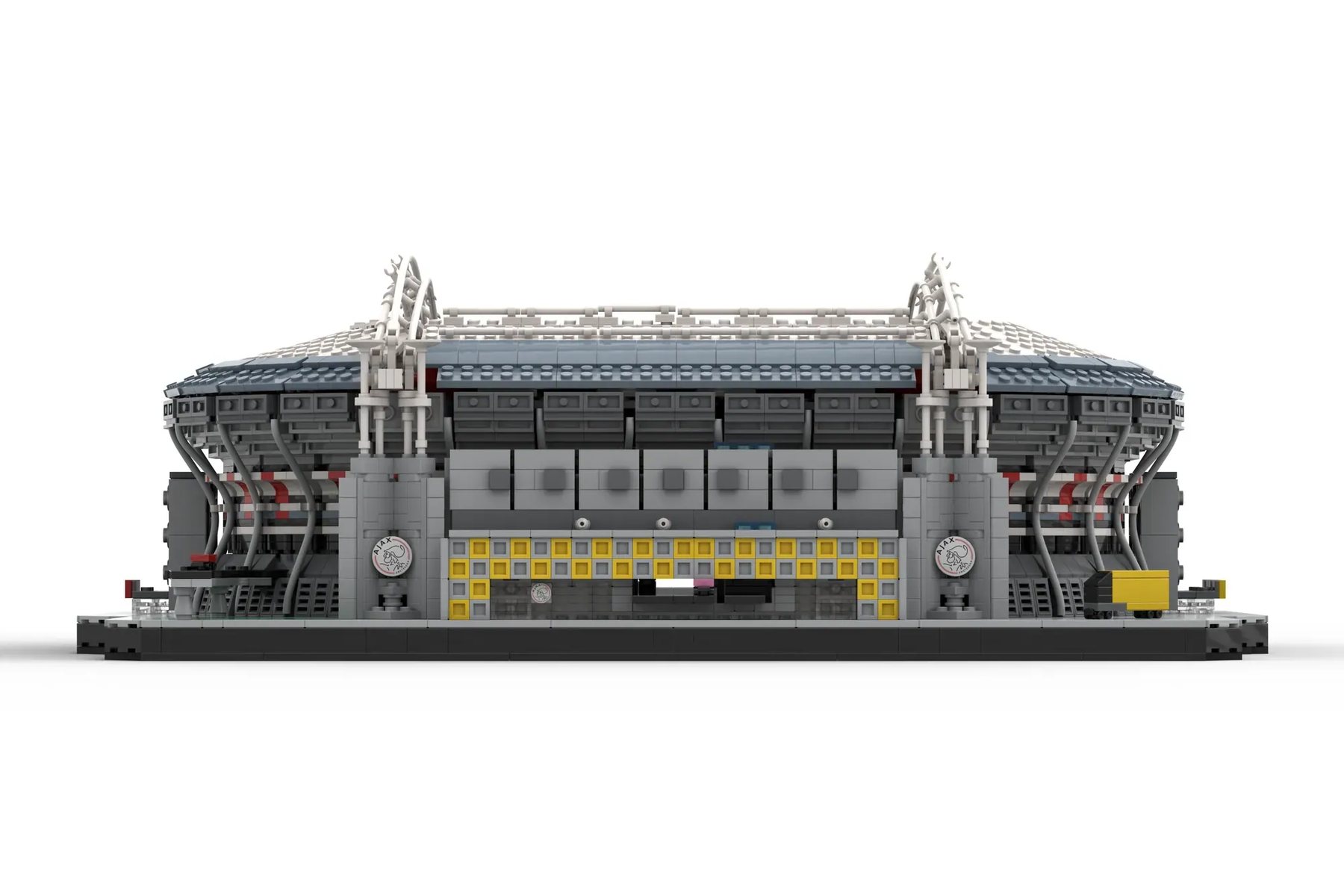 LEGO Ideas Johan Cruijff ArenA project image showing another exterior and display angle