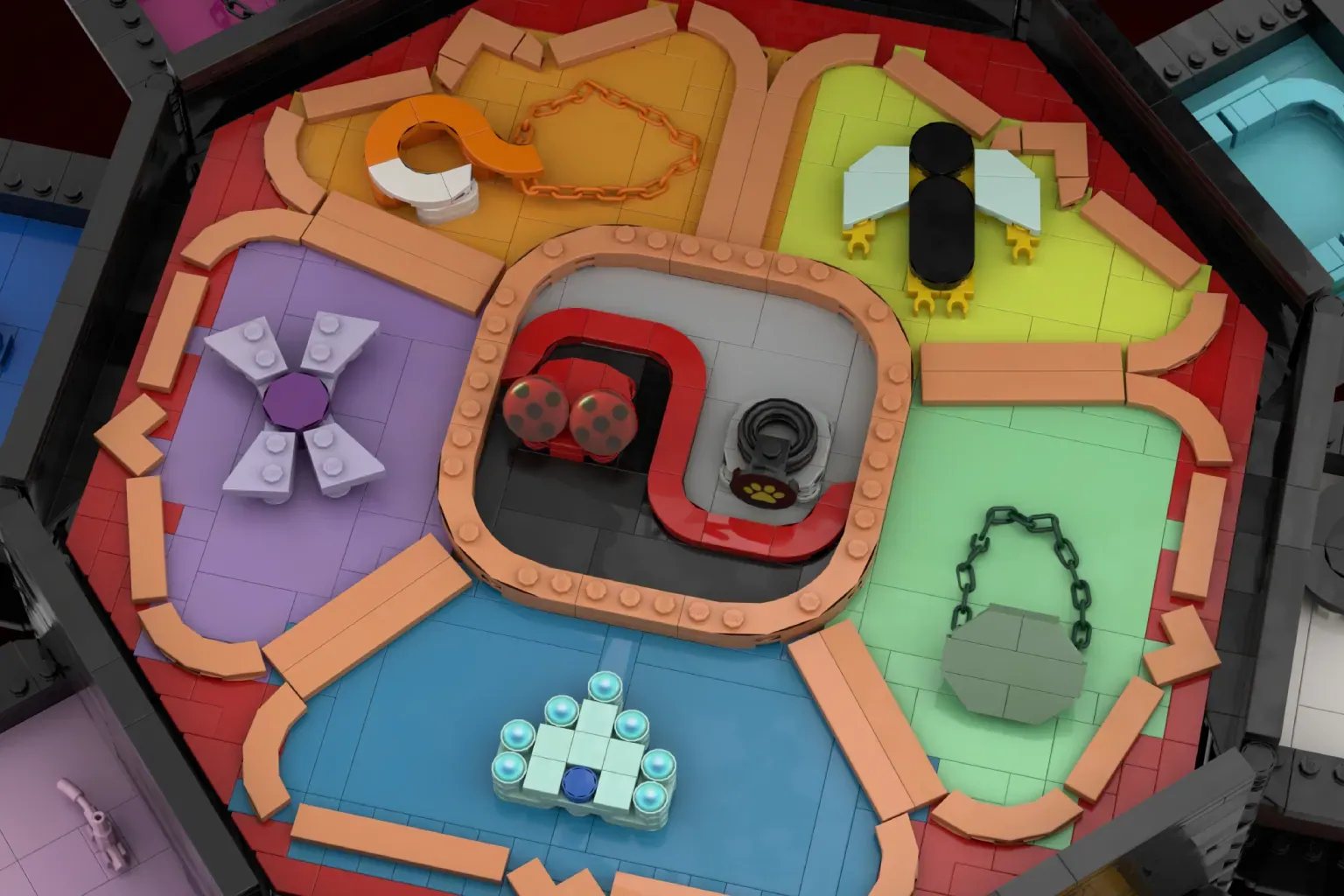 LEGO Ideas Chinese Miracle Box detailed project image showing drawers and internal layout