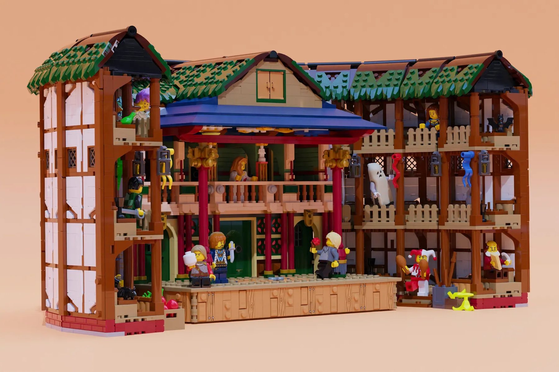 LEGO Ideas Shakespeare's Globe main project image by SJs Workshop