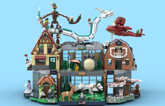 Official LEGO Ideas image for the Studio Ghibli - 40th Anniversary project by UAKhan