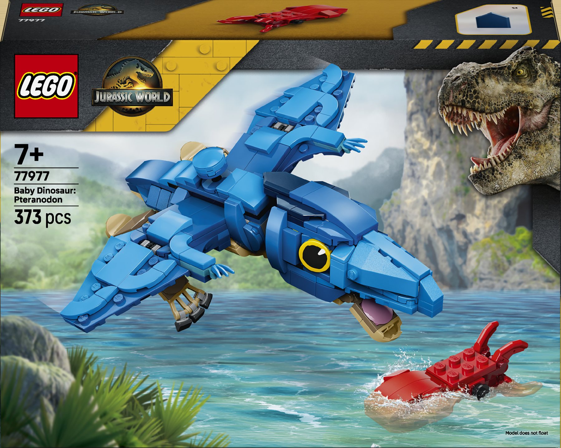 Official LEGO Jurassic World Baby Dinosaur Pteranodon 77977 box image