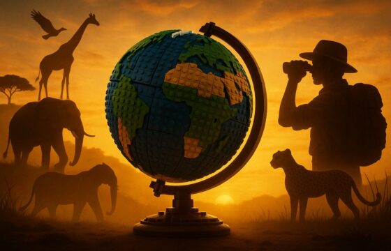 Original AI-created editorial illustration for a LEGO Wonders rumor article