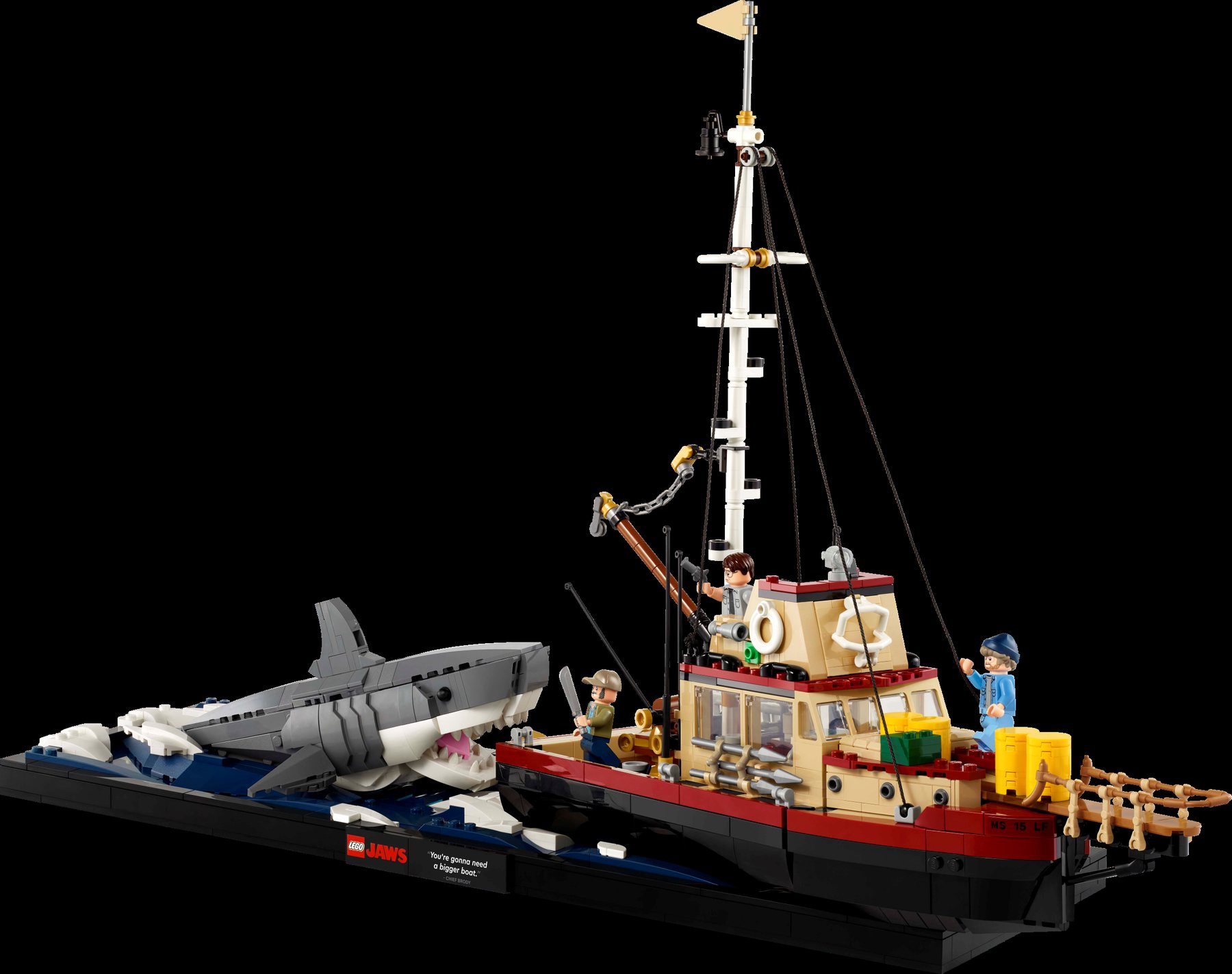 LEGO Ideas 21350 Jaws official product render
