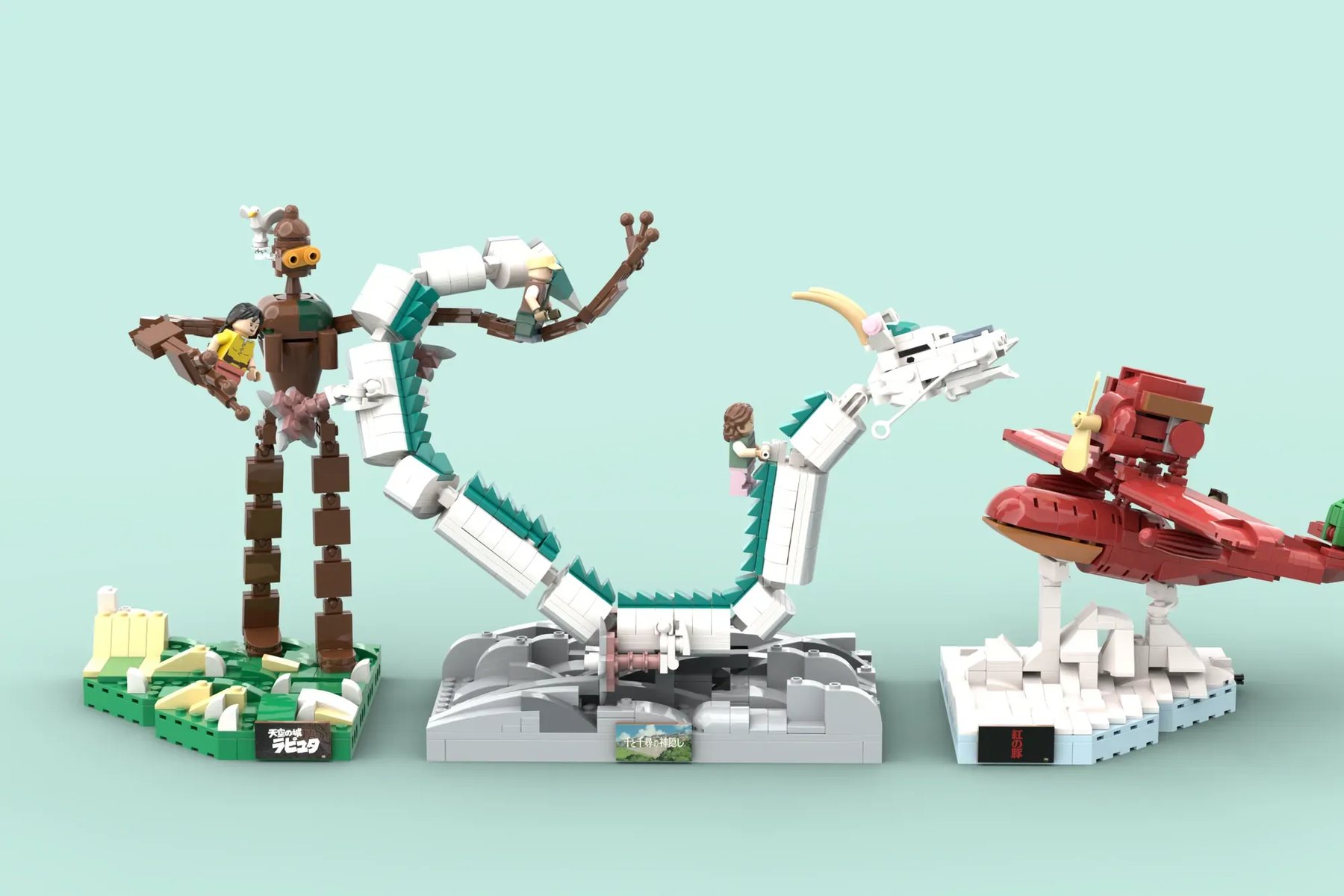 Official LEGO Ideas image for Studio Ghibli - 40th Anniversary showing another project perspective