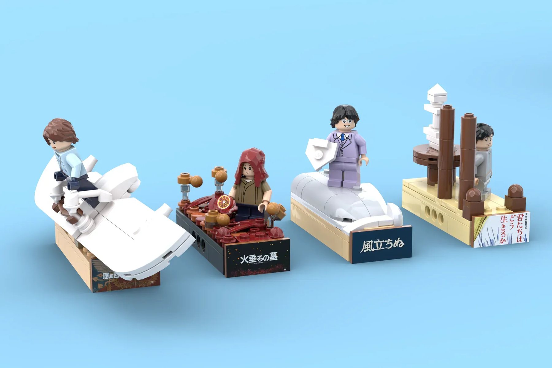 Official LEGO Ideas image for Studio Ghibli - 40th Anniversary showing an additional project view