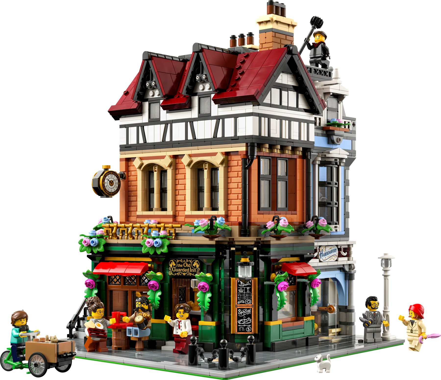 Official LEGO product image of LEGO Icons 10350 Tudor Corner