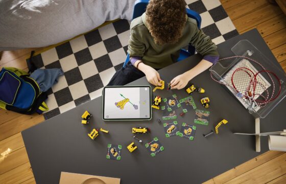 Official lifestyle image for LEGO Technic 42233 Mighty Machines from LEGO.com