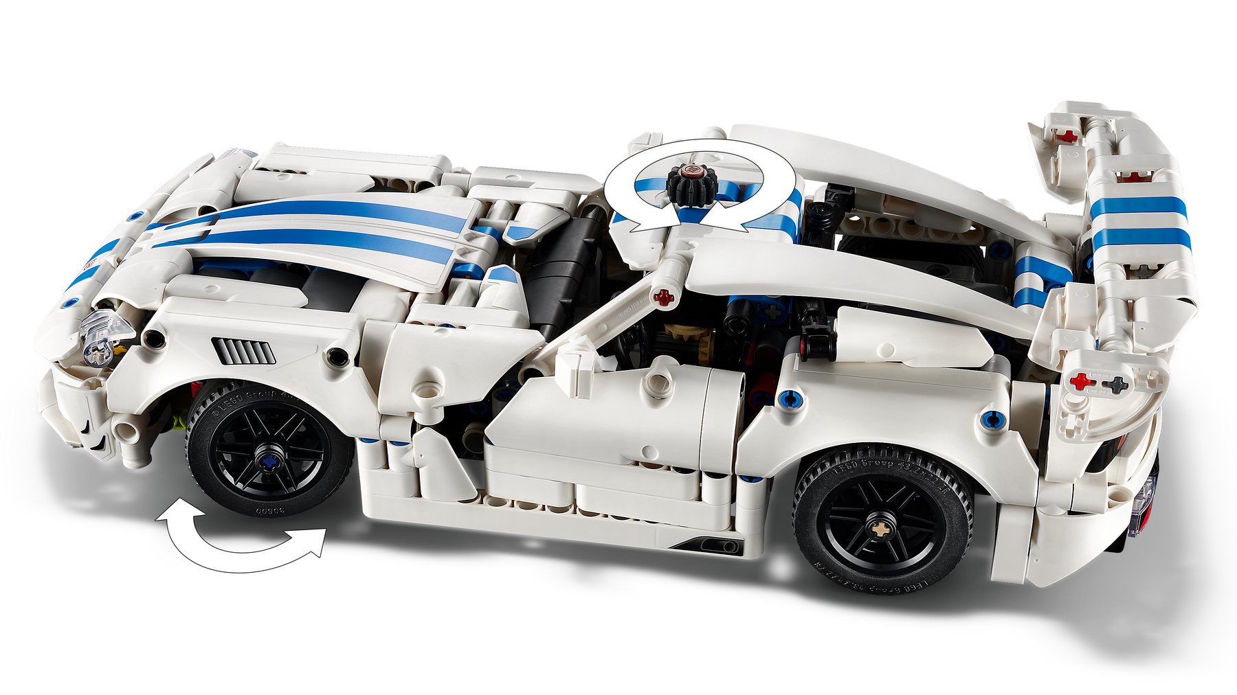 Official LEGO image of Dodge Viper GTS-R Sports Car