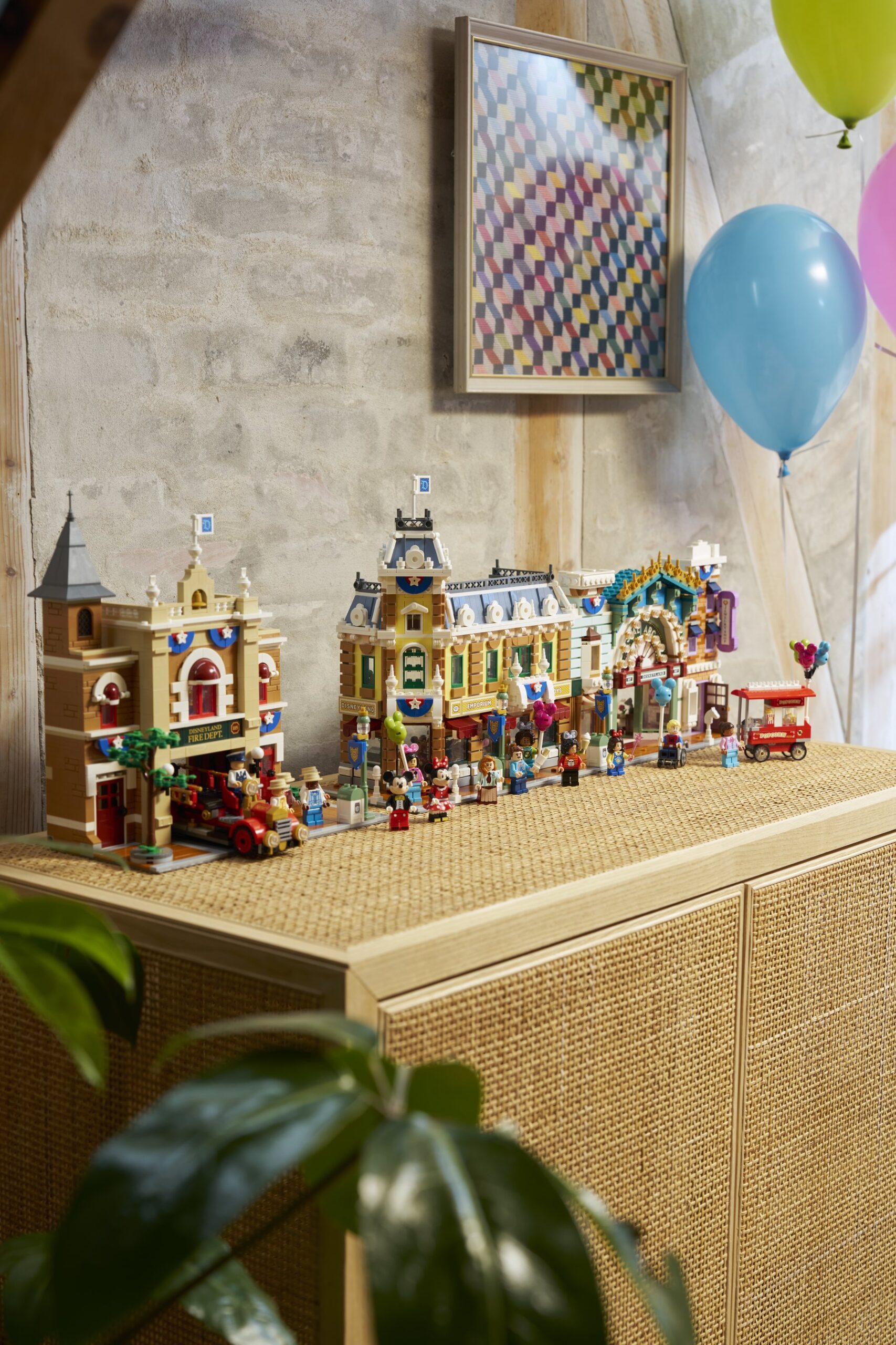 Official LEGO lifestyle image of LEGO Disney 43302 Main Street, U.S.A.