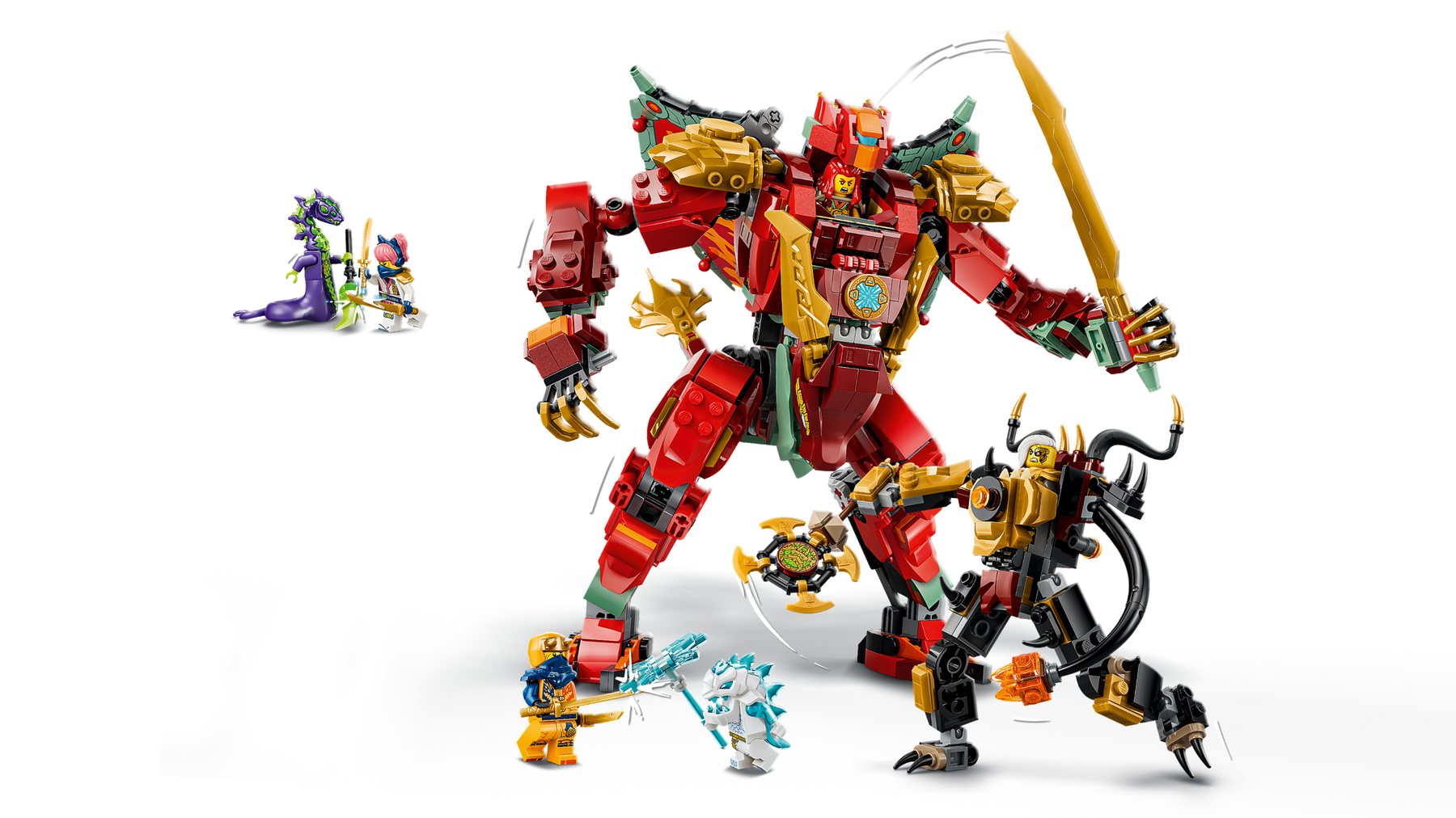 Official LEGO image of Wyldfyre's Transforming Dragon Mech