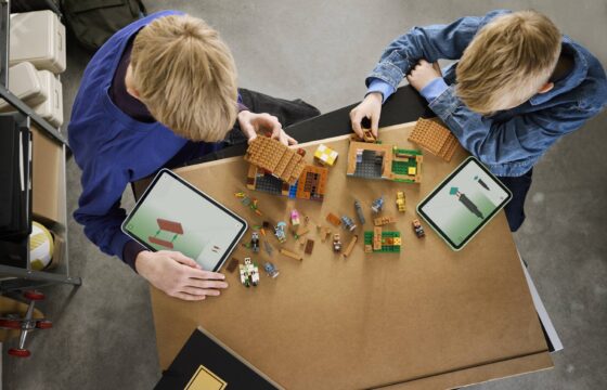 Official LEGO image of Evoker Village Attack