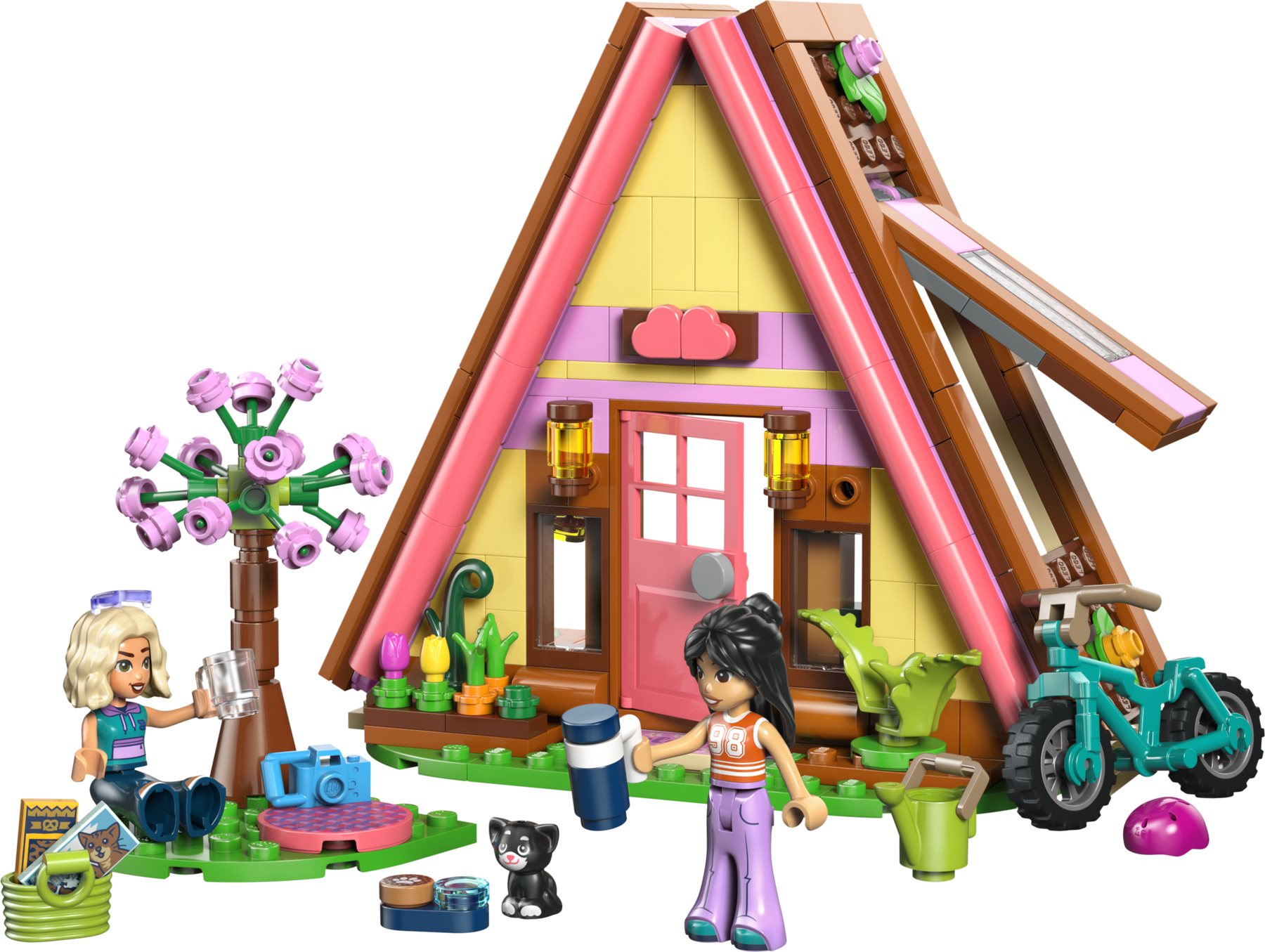 Official LEGO image of Nature Glamping Cabin