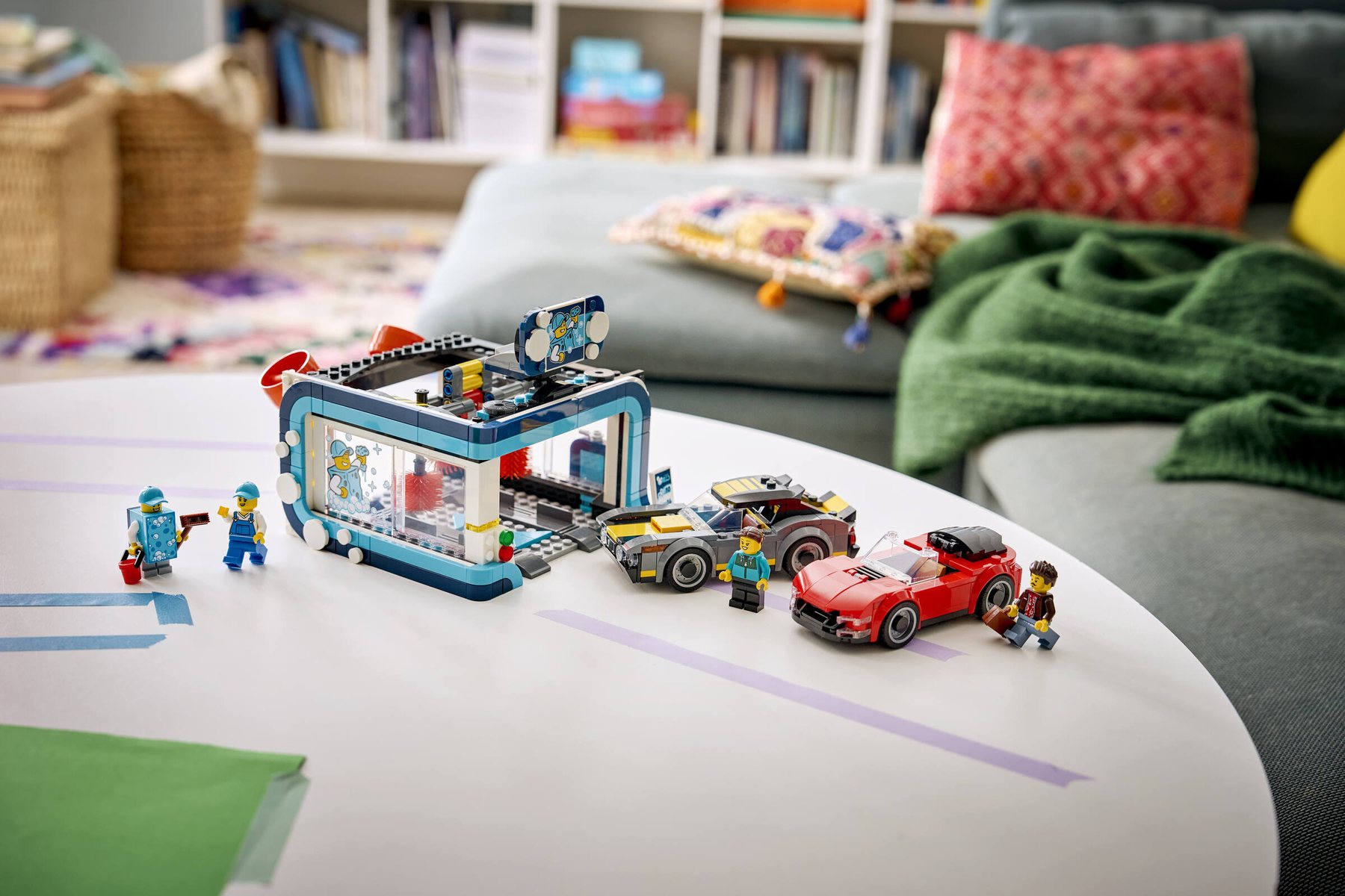 Official LEGO image of Drive-Through Car Wash