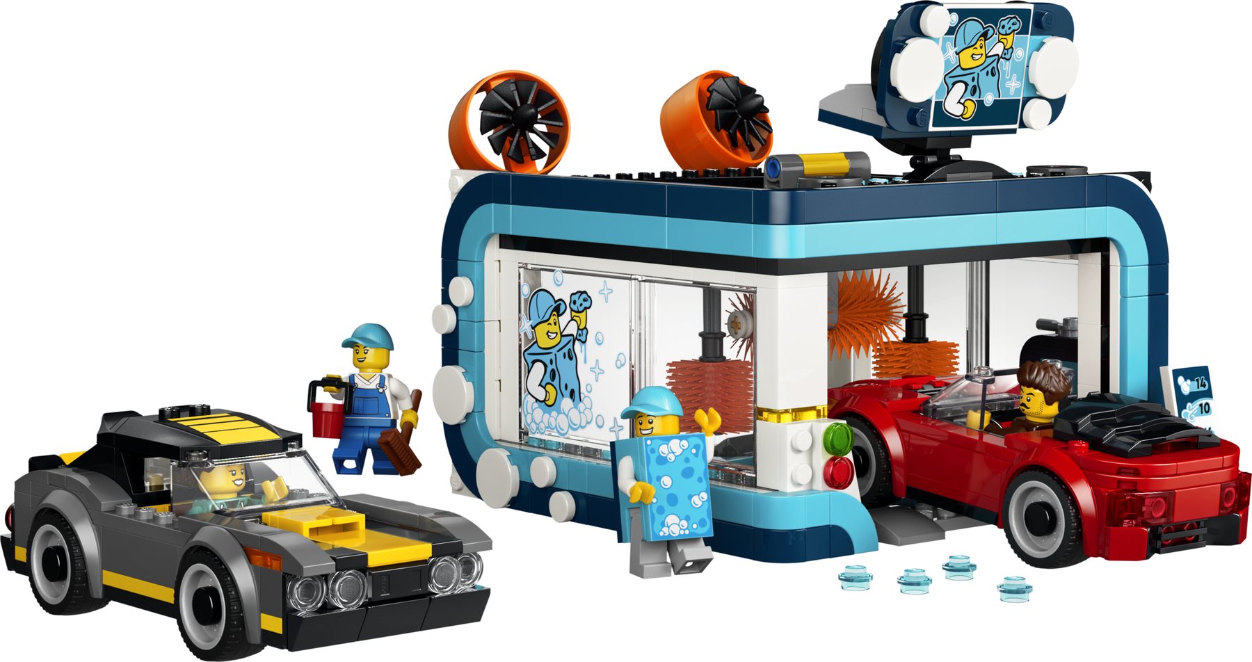 Official LEGO image of Drive-Through Car Wash