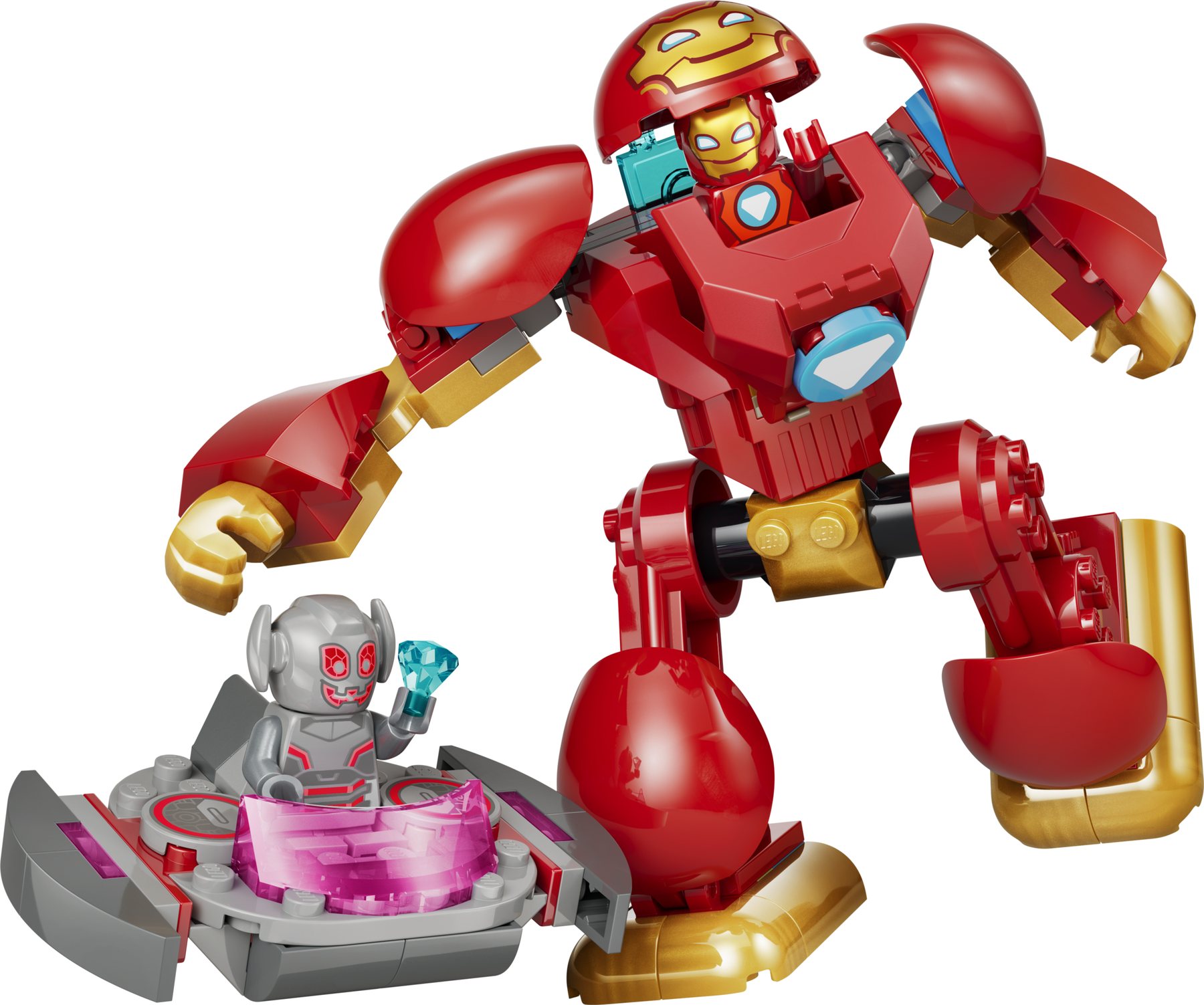 Official LEGO image of Ultron vs. Iron Man