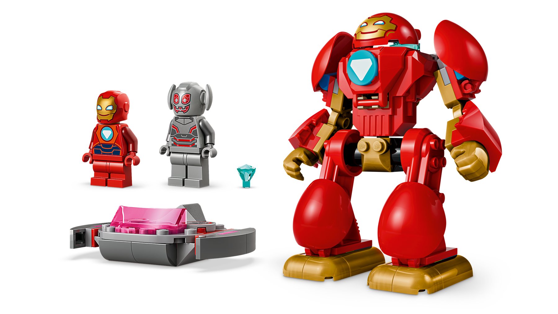 Official LEGO image of Ultron vs. Iron Man