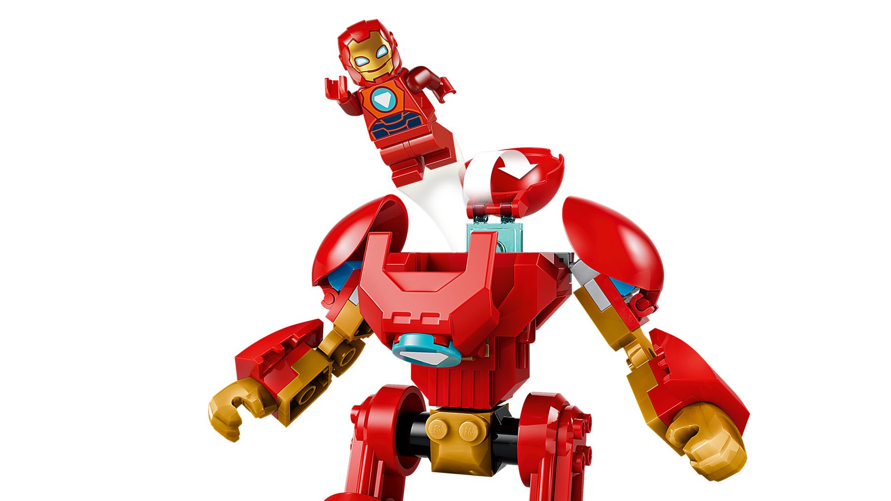 Official LEGO image of Ultron vs. Iron Man